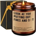 thumbnail image 1 of Candles - Firefighter Gifts for Men, Women - Fireman, Firefighter Graduation Gifts, Fire Fighter Accessory - Funny Appreciation, Christmas, Birthday Present for Fire Department, Firemen, Him, BF, 1 of 8
