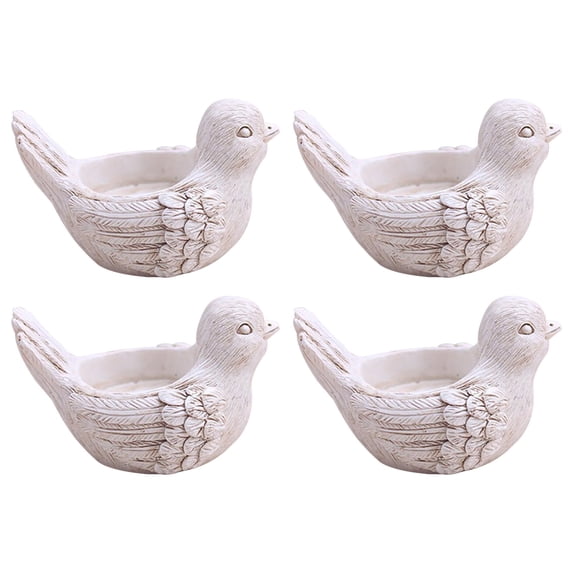 Candles & Holders 4 Bird Candle Holder Retro Wishing Tea Light Candle Holder Resin