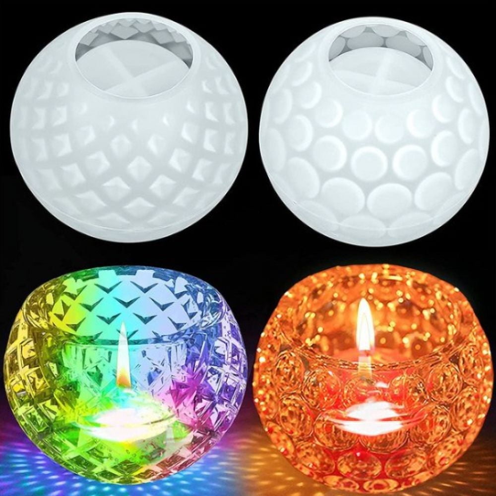 Candles Holders Resin Mold, Silicone Molds Candlestick Epoxy Casting Mold