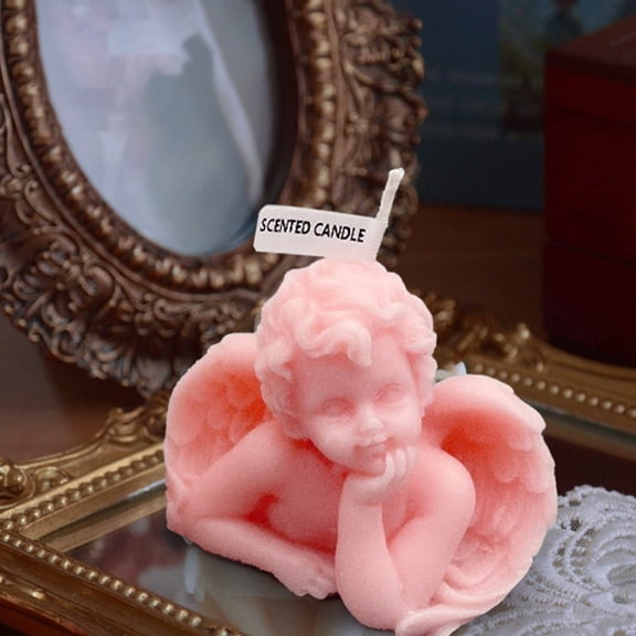 Candles Promotion Sale! Nomeni Angel Fragrance Candle Angel Baby Fragrance Candle Home Decoration Bedroom Bathroom Wedding Handmade Candles, Home Decor Clearance Sale