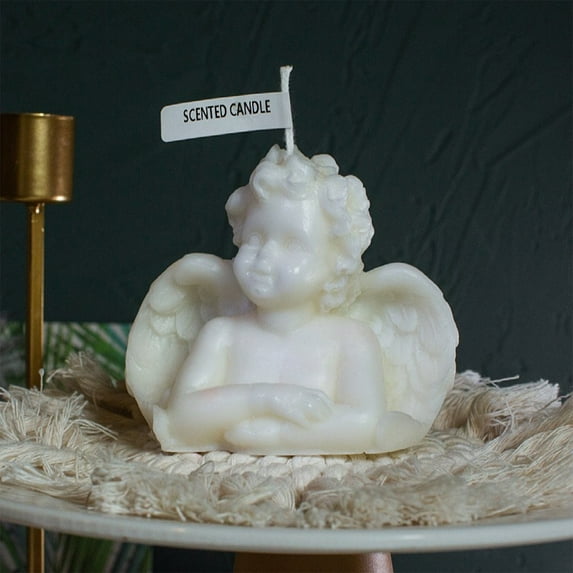 Candles Promotion Sale! Nomeni Angel Fragrance Candle Angel Baby Fragrance Candle Home Decoration Bedroom Bathroom Wedding Handmade Candles, Home Decor Clearance Sale