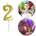 thumbnail image 1 of Candles Promotion Sale! Nomeni Birthday Number Candle 3D Shape Birthday Candle Decoration Birthday Cake Candle, Home Decor Clearance Sale, 1 of 6