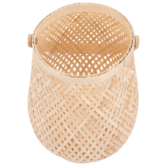 COOPHYA Lanterns Bamboo 1Pcs 8.1x6.3x6.3in