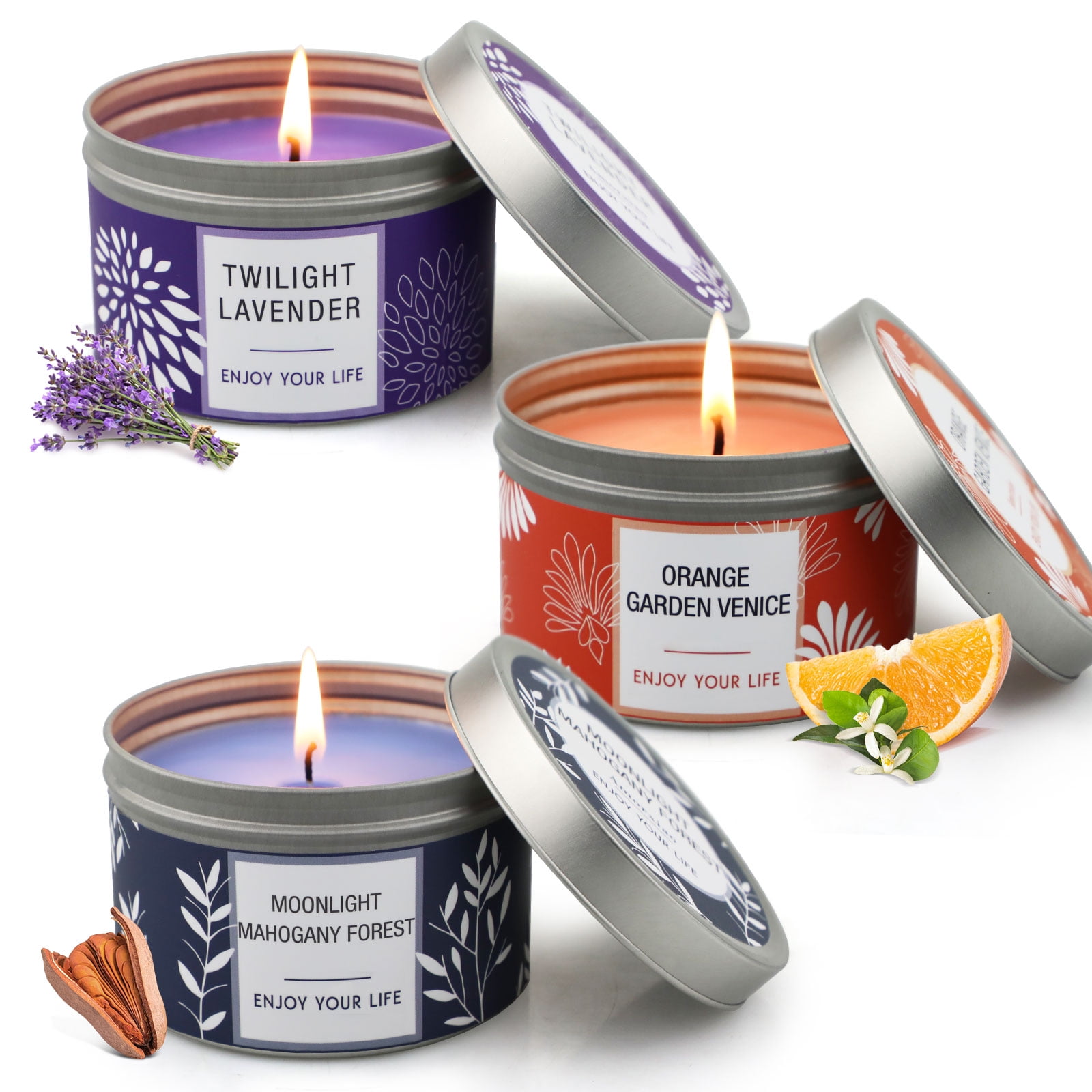 Candles for Home Scented, Scented Candles 100 Hour Long Lasting Soy