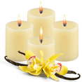 thumbnail image 1 of Candles for Home Scented - Vanilla - Vanilla Scented Candles 6 Pack - Pillar Candles, 1 of 7