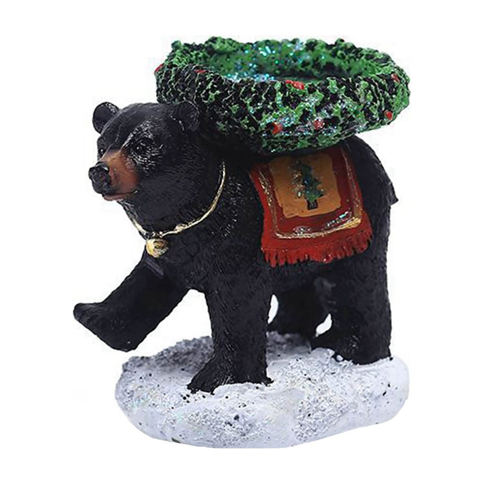 Candlestick Bear Ornament Christmas Cute Decor Candle Aromatherapy