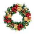 thumbnail image 1 of Candlestick Christmas Wreath Holiday Party Advent Christmas Candlestick Wreath Cane Christmas Decorations, 1 of 5