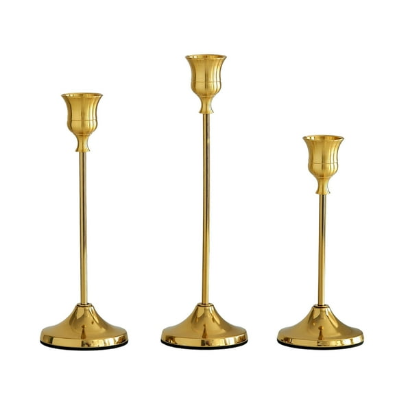 Candlestick Holders Set of 3,Taper Candle Holder for Candlesticks Vintage Candle Stick Candle Holders Candelabra Candle Holder for Fireplace Party Dining Home