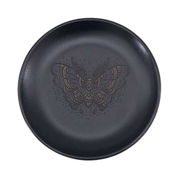 Candlestick Round Plate Ritual Tray Holder Incenses Burners Home Decoration Jewelry Crystal Storage Tray