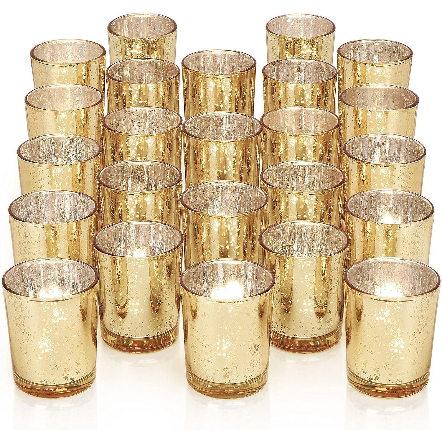 Candlestick electroplating broken silver starry wax cup candlestick cup