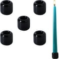 thumbnail image 1 of Candlesticks Candle Holder:Ceramic Taper Candle Holders,Small Candle Holders for Pillar Candles,Candle Sticks Holder Decor for Holidays, Weddings and Parties,5Pcs (Black), 1 of 9
