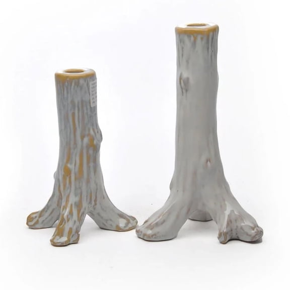 Candlesticks - Set of 2 - Shabby Chic - Boho Style - Modern Luxury - Home Decor - Home Accessories