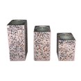 thumbnail image 1 of Aria Home Splat Collection Cement Candle Holder Set for Tealights Sculptural Design, Set of 3, 1 of 6