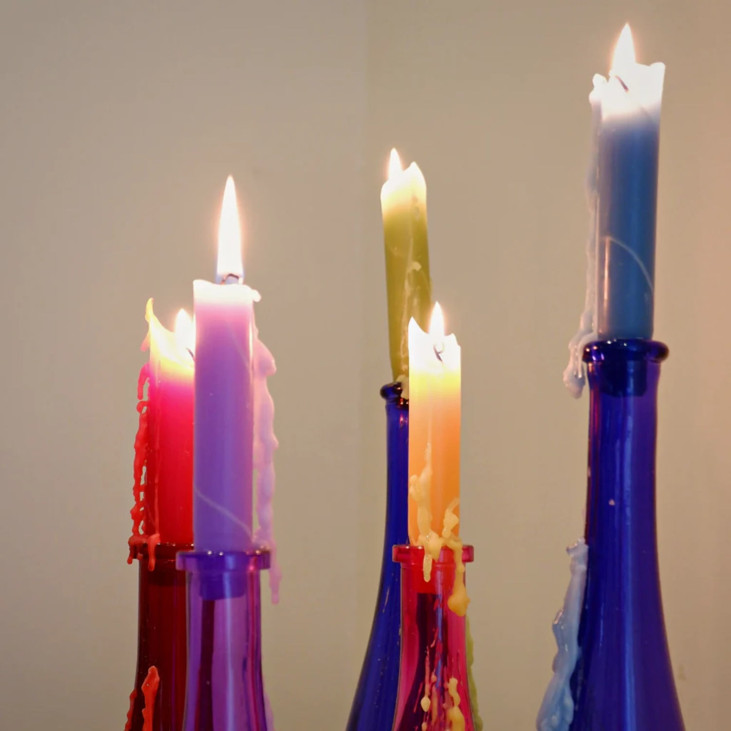 Candlestock Hippie Drippy Drip Candles 6 Pack