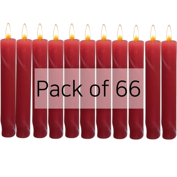 Candlestock Hippie Drippy Drip Candles - 66 Pack