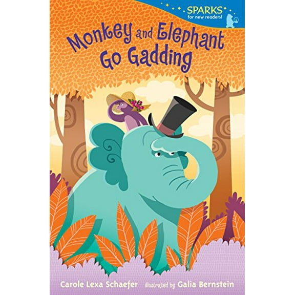 Pre-Owned Monkey and Elephant Go Gadding: Candlewick Sparks (Paperback) 0763680303 9780763680305