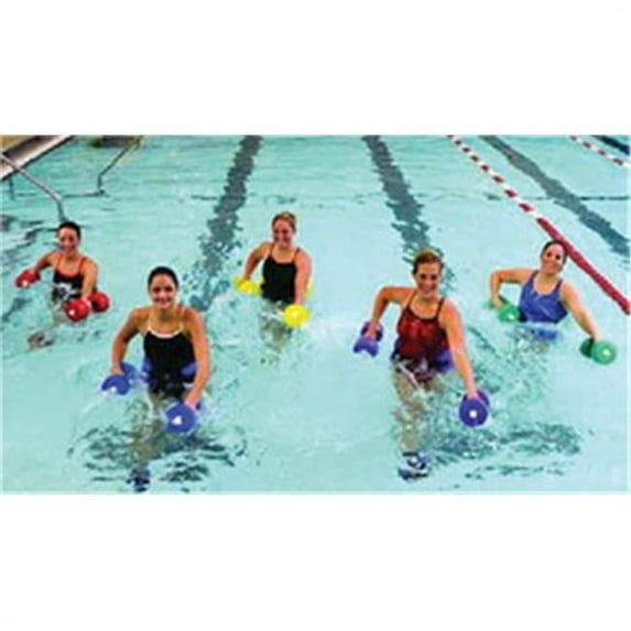 Cando Aquatic Exercise Kit Jogger Belt & Hand Bars, Large - Red