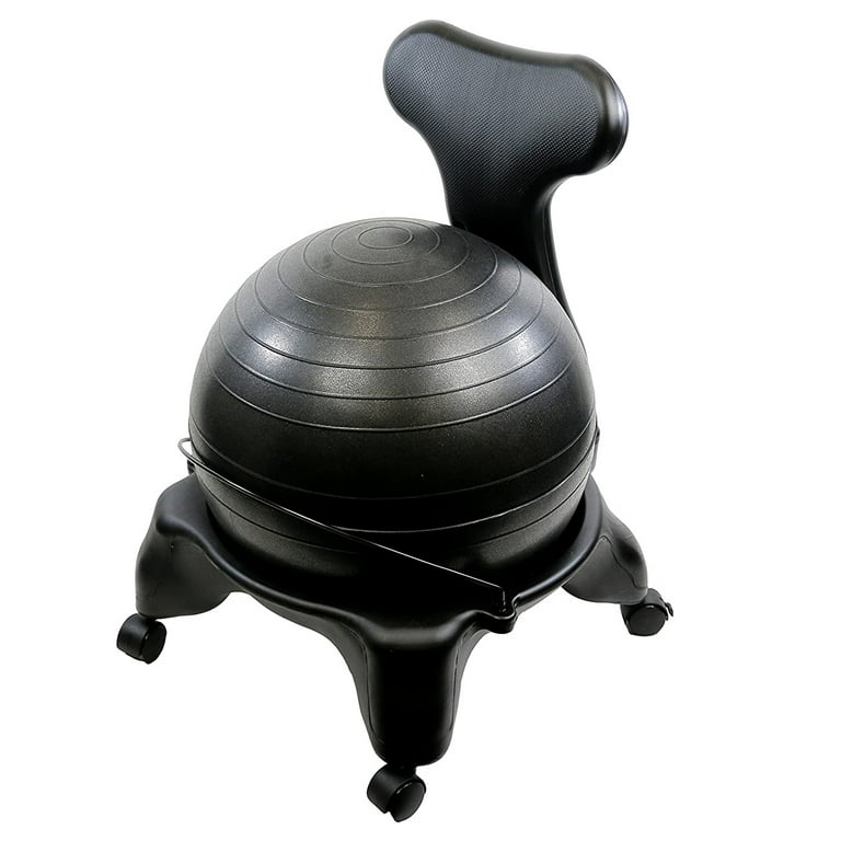 Chair Inflatable Ergonomic Active Seating Exercise Ball Chair with