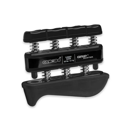 Cando Grip-Master hand/finger exerciser, 9.0 pounds, black