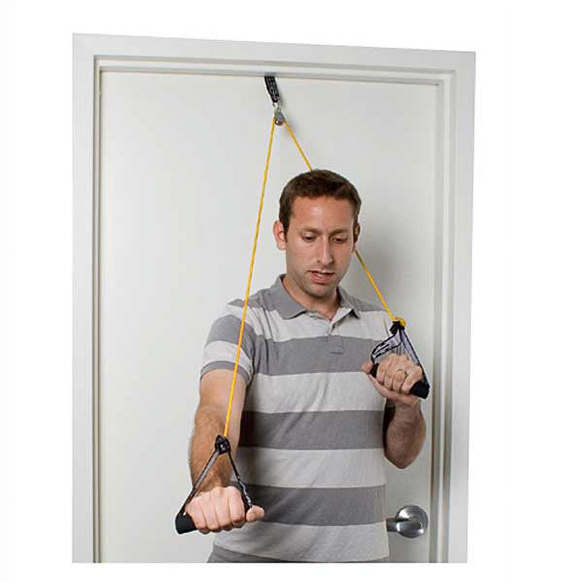 Cando Shoulder Pulley w/ Tube and Handle-Set of 5 (Yellow/Red/Green/Blue/Black)