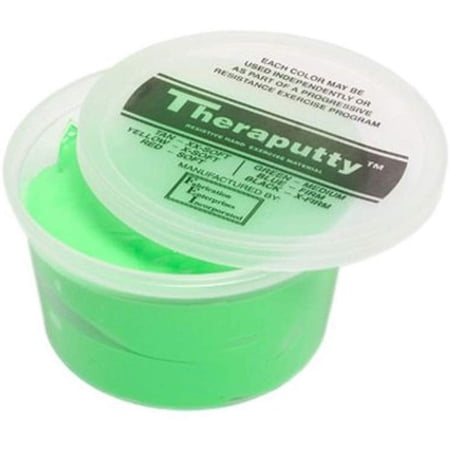 Cando - Theraputty Hand Exercising Putty (Green, Medium) - Cm