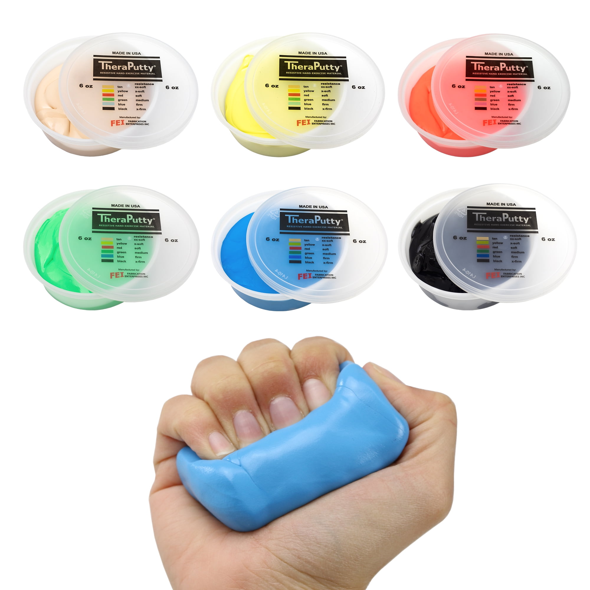 Cando Theraputty Set Of 6