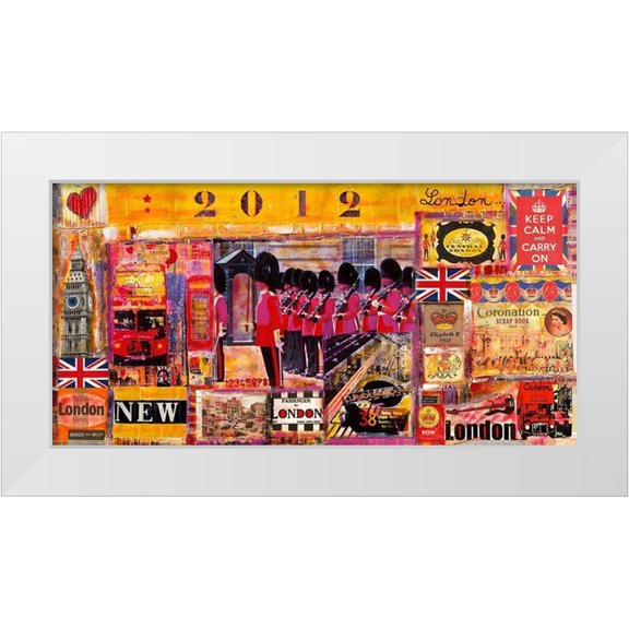 Candon, Frederick 14x9 White Modern Wood Framed Museum Art Print Titled - London 2012