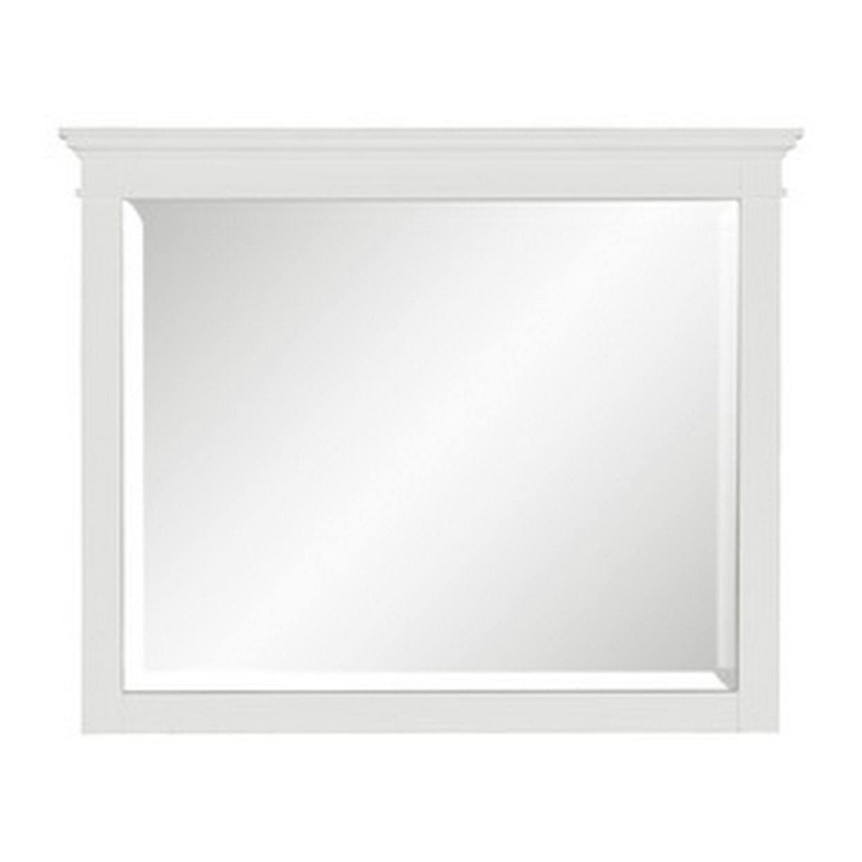 View of Candy 43 Inch Classic Accent Mirror, Rustic Minimalist Design, Crisp ...