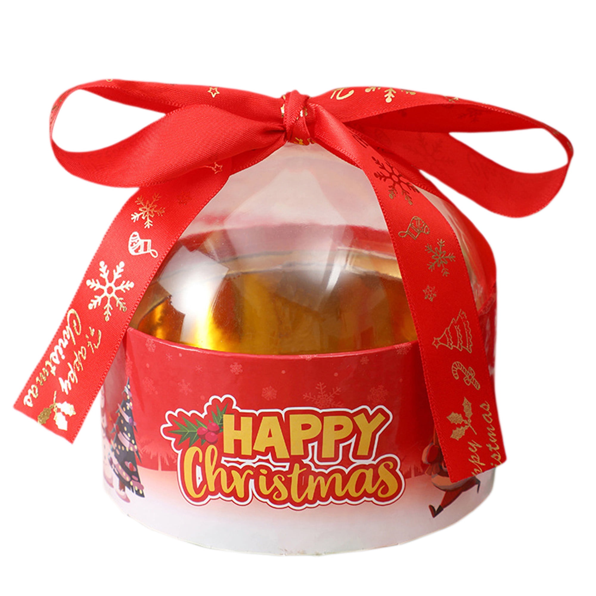 Candy Apple Box with Clear Windows Cookies Chocolate Cake Containers