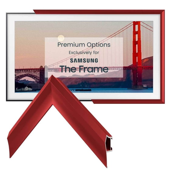 Candy Apple Red - Alloy Prismatic Samsung Frame Bezel
