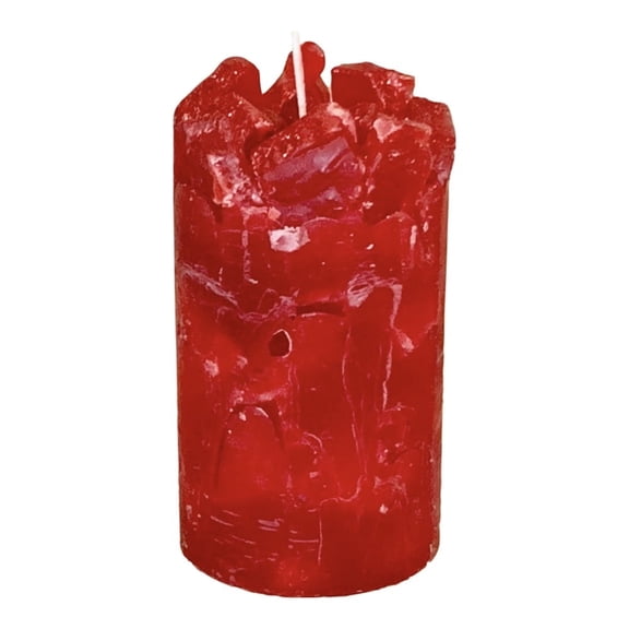Carole's Candles  Red Scented Pillar Candle  (3x5)