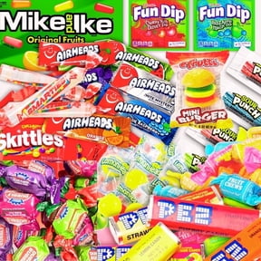 Candy Assortment - 4 lb, Variety of Individually Wrapped Candy Packaged by The Hungry Gorilla in a Resealable Standup Bag -Gluten Free