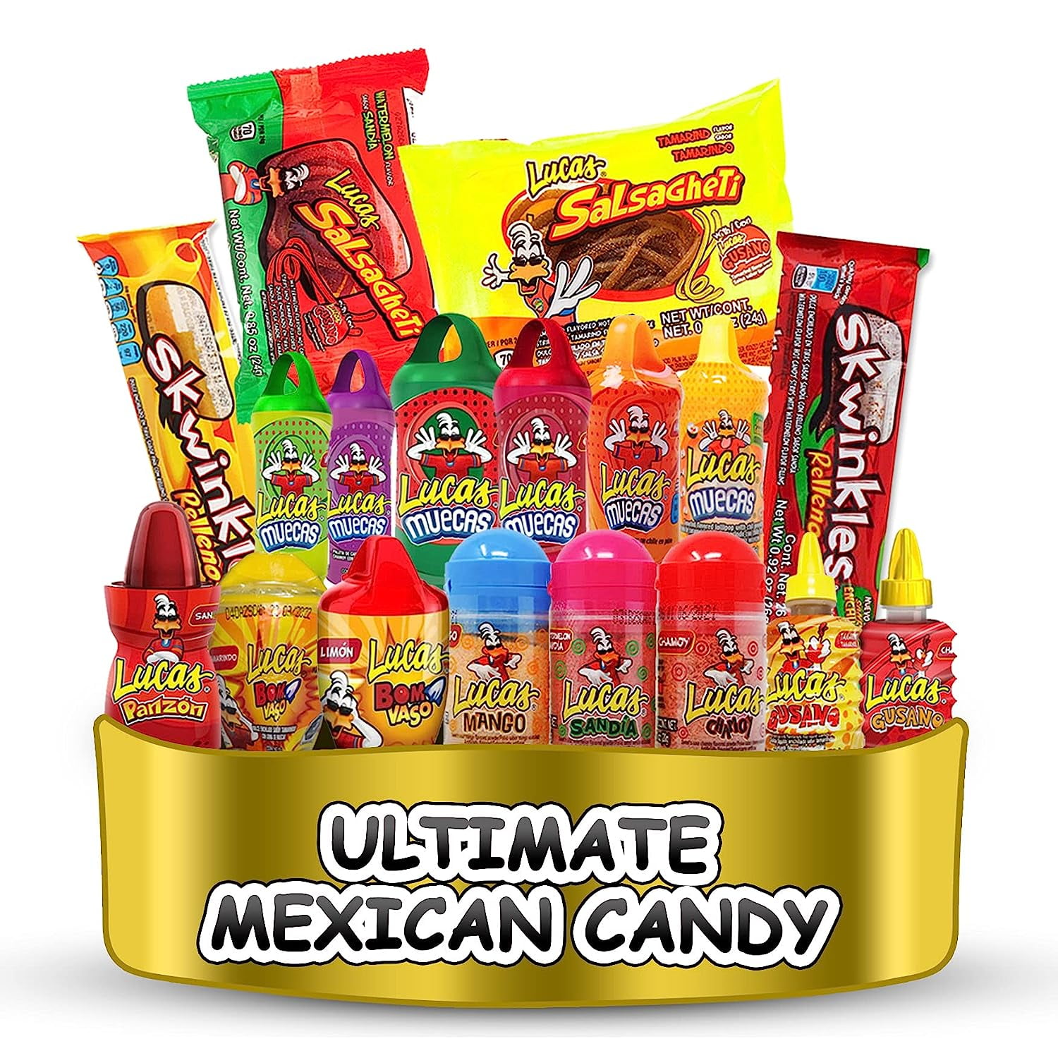 Candy Assortment Premium Mexican Candy (18 Count) Sweet, Sour & Spicy