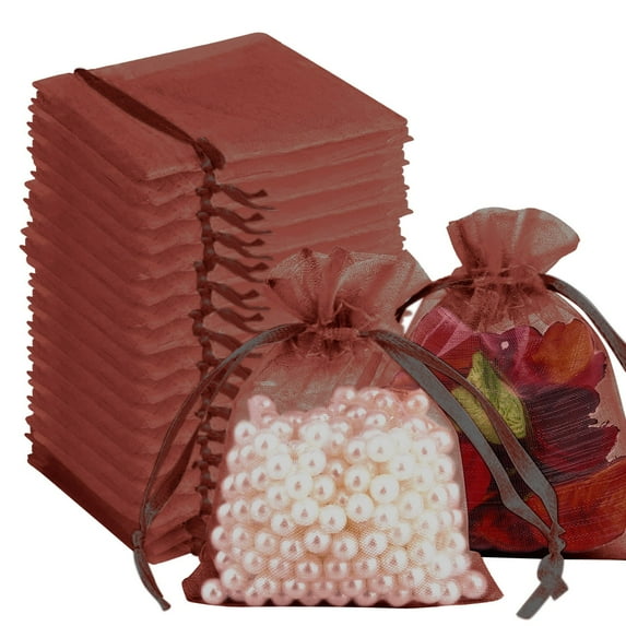 Candy Bag (7x9cm 100 pieces) Brown