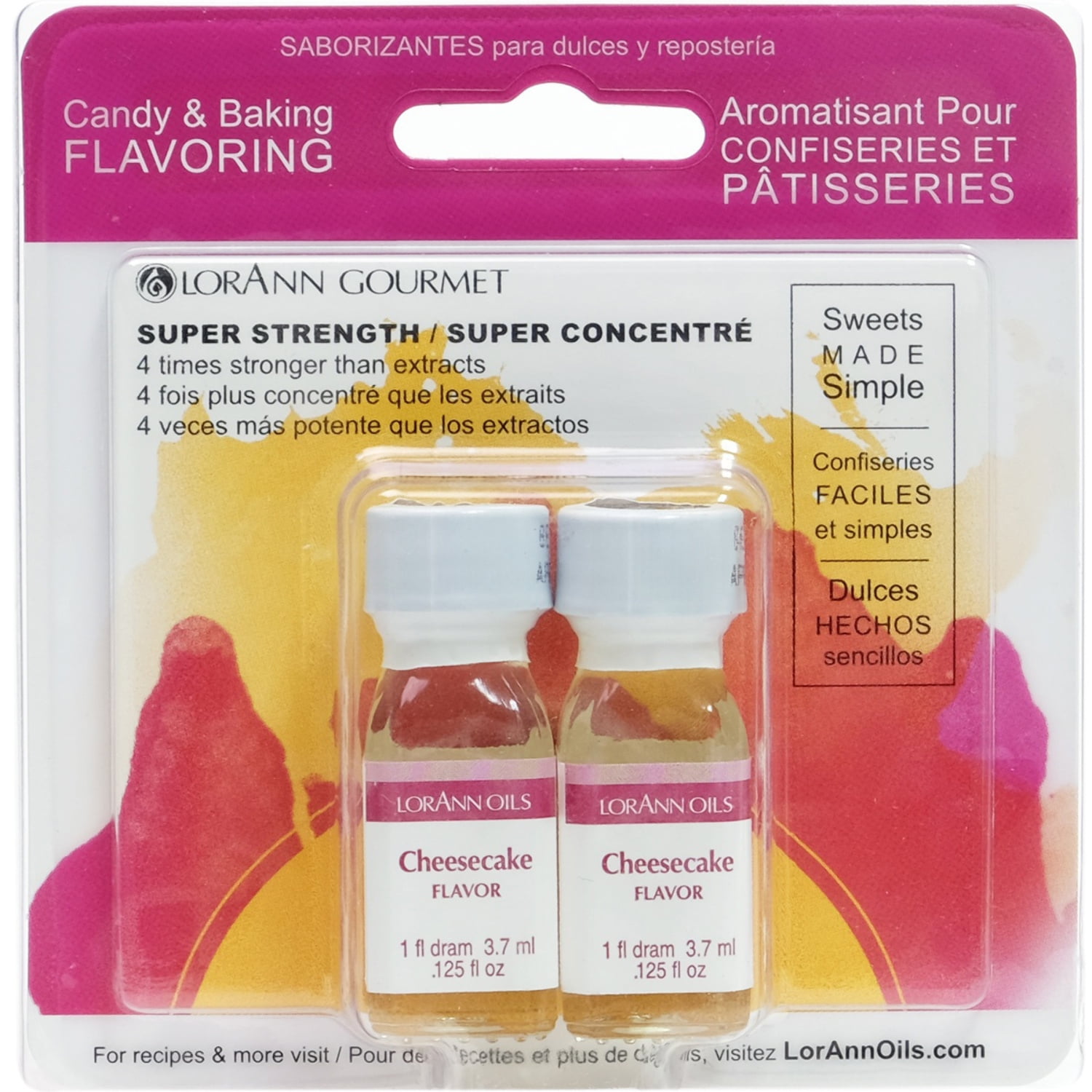 Candy Baking Flavoring .125oz 2/Pkg Cheesecake