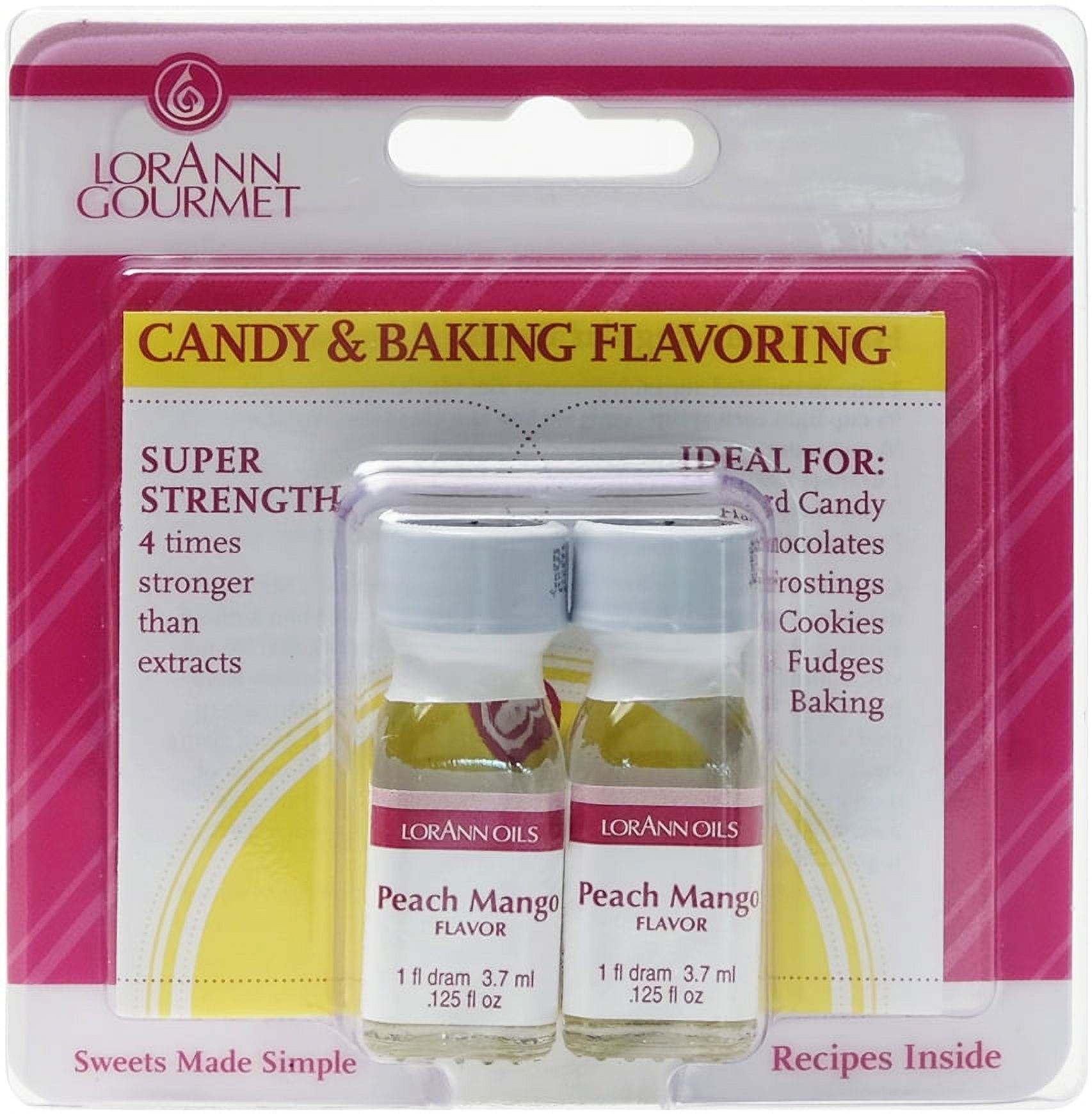 Candy & Baking Flavoring .125oz 2/PkgPeach Mango