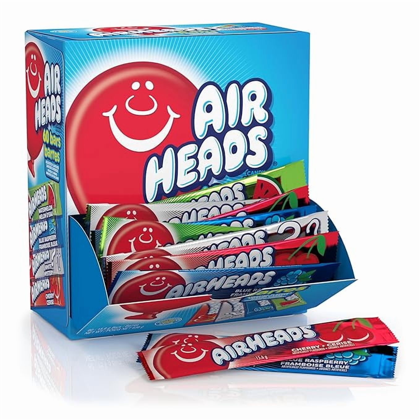 Candy Bars, Variety Bulk Box, Chewy Full Size Fruit Taffy, Gifts, Holiday, Parties, Concessions, Pantry, Non-Melting, Party, 60 Individually Wrapped Full Size Bars