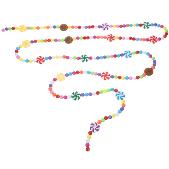 Candy Bead Garland Christmas Tree Candy Beaded String Decoration Party Supply