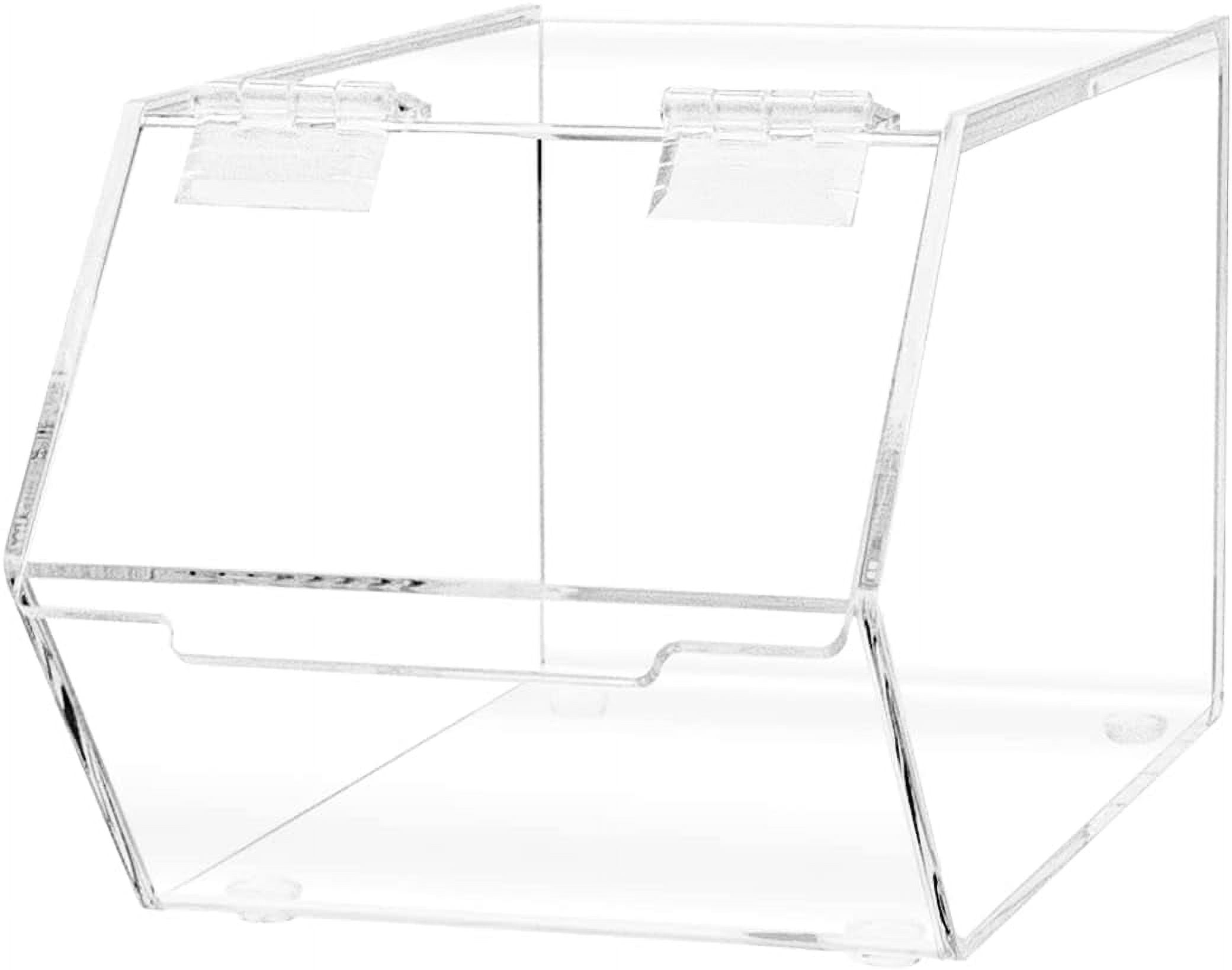 Candy Bin 5” X 9" With Hinged Lid For Bakeries Convenience Stores And