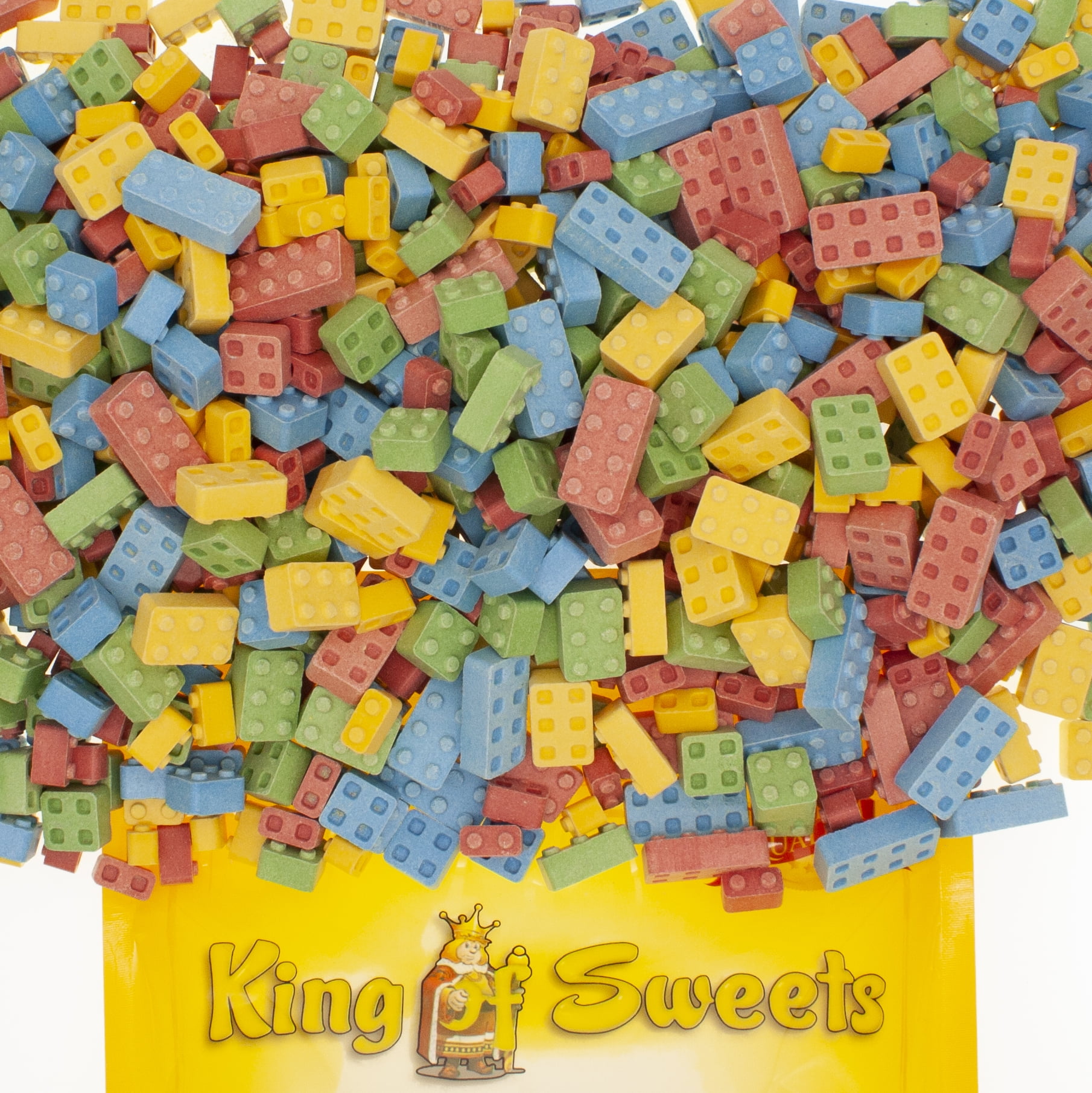 Candy Blox 2 Pounds Nostalgic 90s Candy Mix in a Bulk King of Sweets Bag