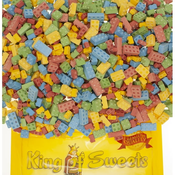 Candy Blox 5 Pounds Nostalgic 90s Candy Mix in a Bulk King of Sweets Bag