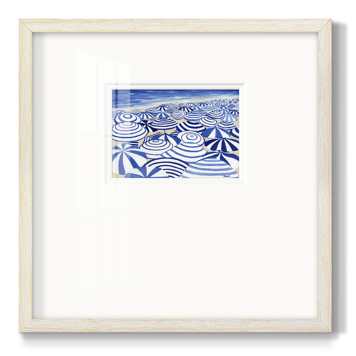 Candy Bowl Prussian BluePremium Framed Print
