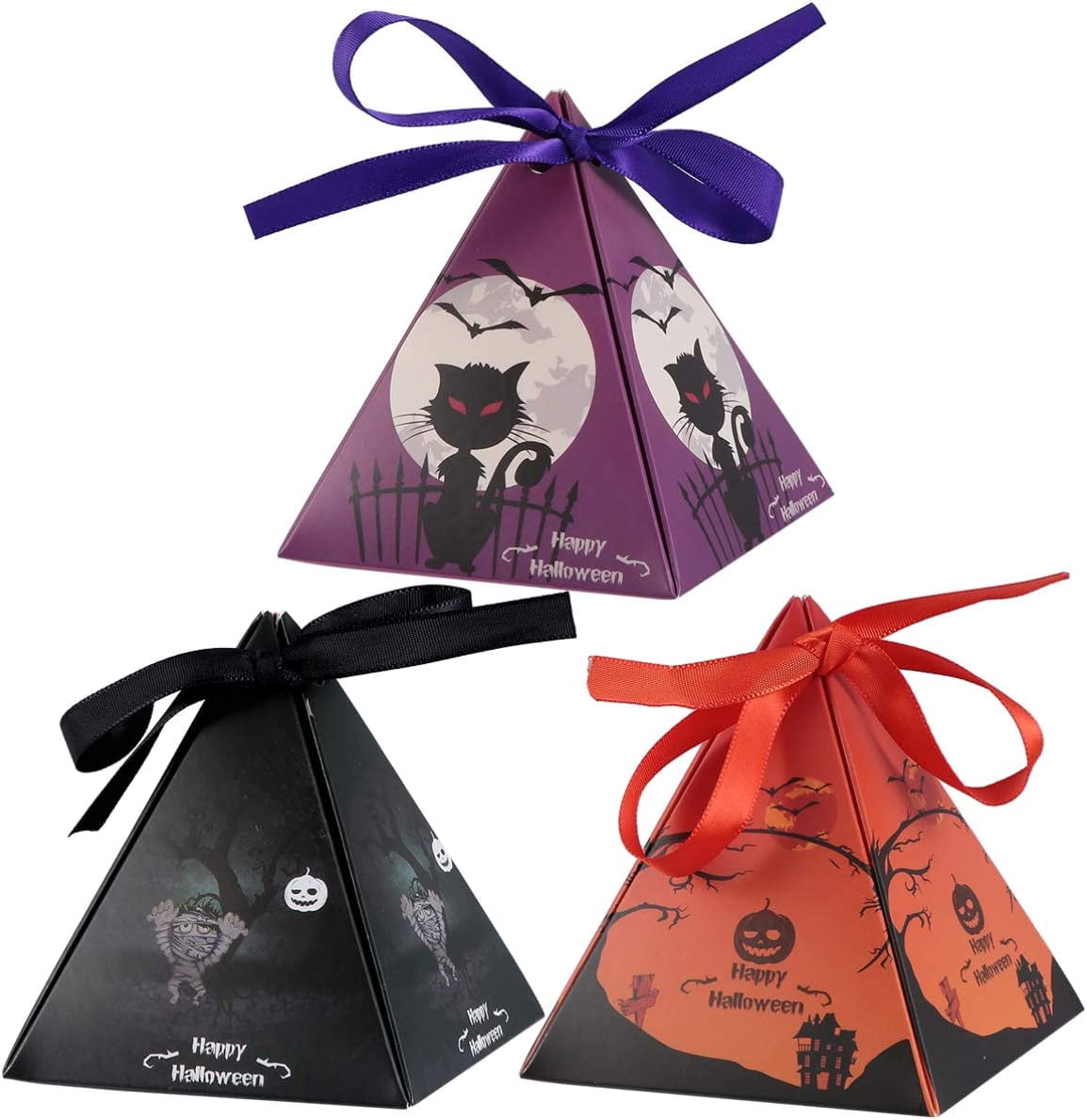 Triangular Candy Box Candy Boxes Halloween - 30pcs Triangle Candy Favor Box Sweet Boxes ...