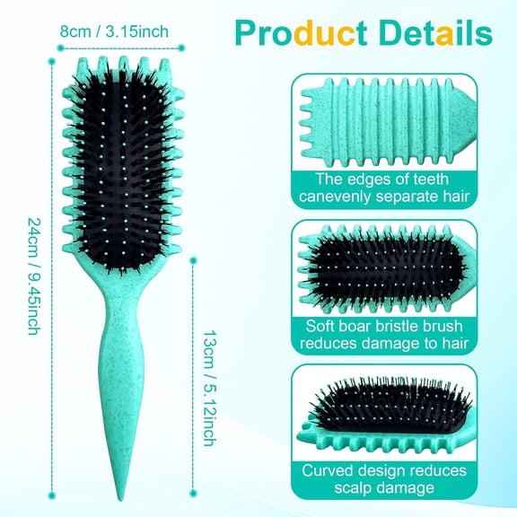 Candy Brush,Curly Hair Brush,Curl Defining Brush,Shaping and Defining Curls for Women Hair Brush for Combing and Shaping,Reduce Pulling and Curl Separation For Defined Curls
