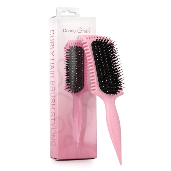 Candy Brush Curl Defining Hair Brush for Effortlessly Detangling Shaping and Styling Curls, Upgrade Curl Brushes with Hair Coloring & Dyeing Design for All Hair Types for Women and Girl, Idea Gift