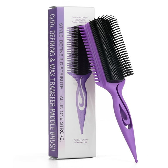 Candy Brush Curl Defining Hair Brush for Effortlessly Detangling Shaping and Styling Curls, Curl Brushes with EdgeLift & Replaceable Bristles for All Hair Types for Women and Girl, Idea Gift
