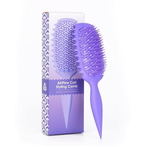Candy Brush Curl Defining Vented Hair Brush for Effortlessly Detangling & Blow Drying, Professional Airflow Brush for All Hair Types, Shaping & Styling Wet Hair Brush for Women and Girl, Idea Gift