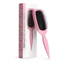 Candy Brush Curl Defining Hair Brush for Effortlessly Detangling Shaping and Styling Curls, Curl Brushes with EdgeLift for All Wet or Dry Hair Types for Women and Girl, Reduce Pulling and Frizzing