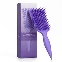 Candy Brush Jumbo Curl Defining Hair Brush for Effortlessly Detangling & Blow Drying, Wet Hair Brush for Thick, Long & Curly Hair, Shaping & Styling Vented Hair Brush for Women and Girl, Idea Gift