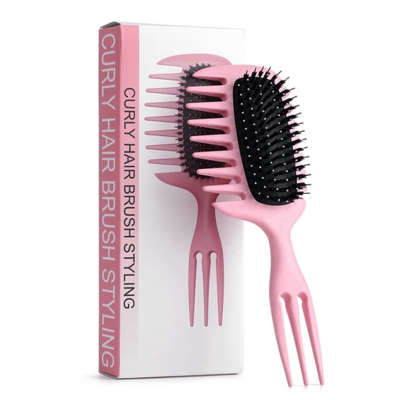 Candy Brush Curl Defining Hair Brush for Effortlessly Detangling Shaping and Styling Curls, Curl Brushes with EdgeLift for All Wet or Dry Hair Types for Women and Girl, Reduce Pulling and Frizzing